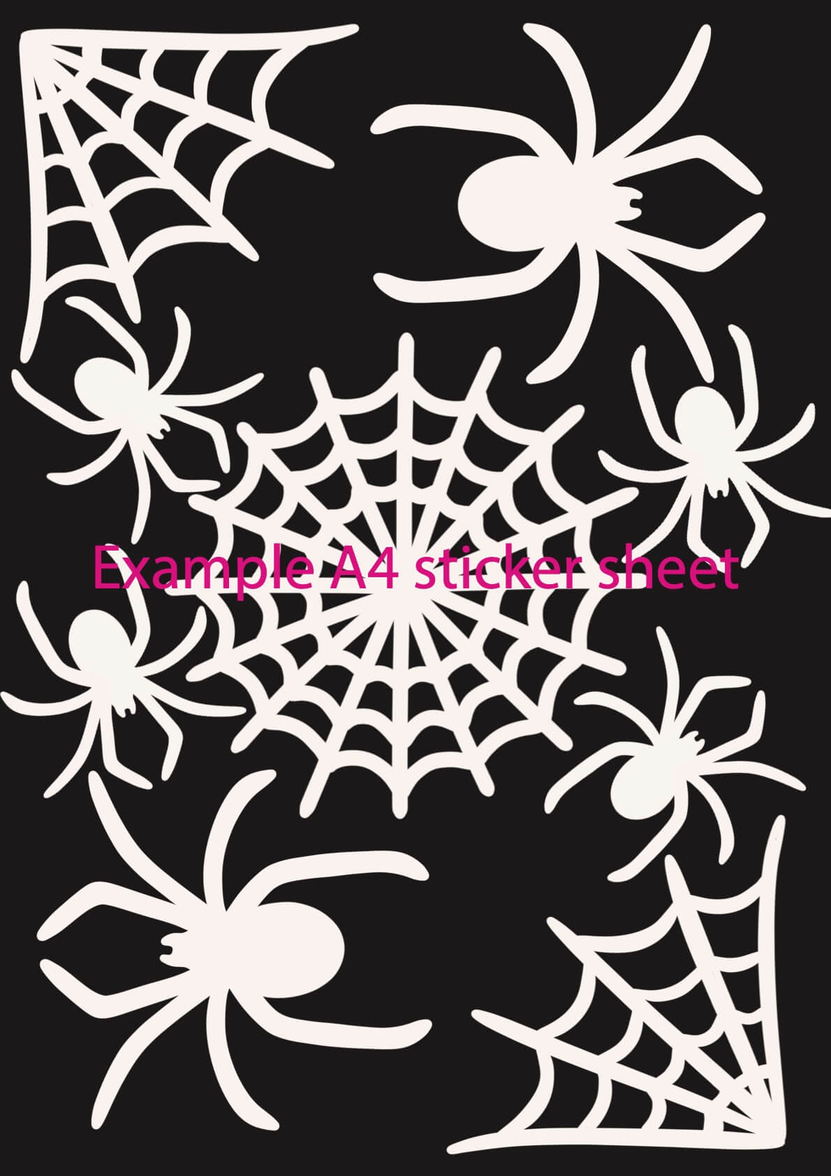 Halloween Spider Window Clings