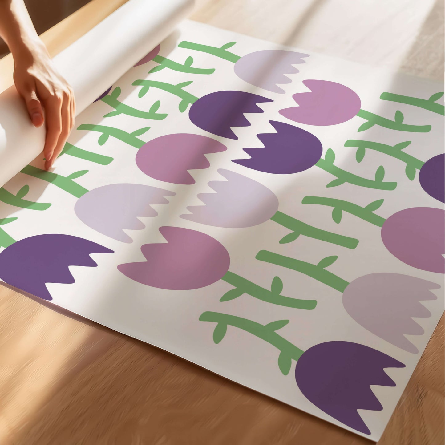 Tulip-shape-flower-nursery-wall-stickers