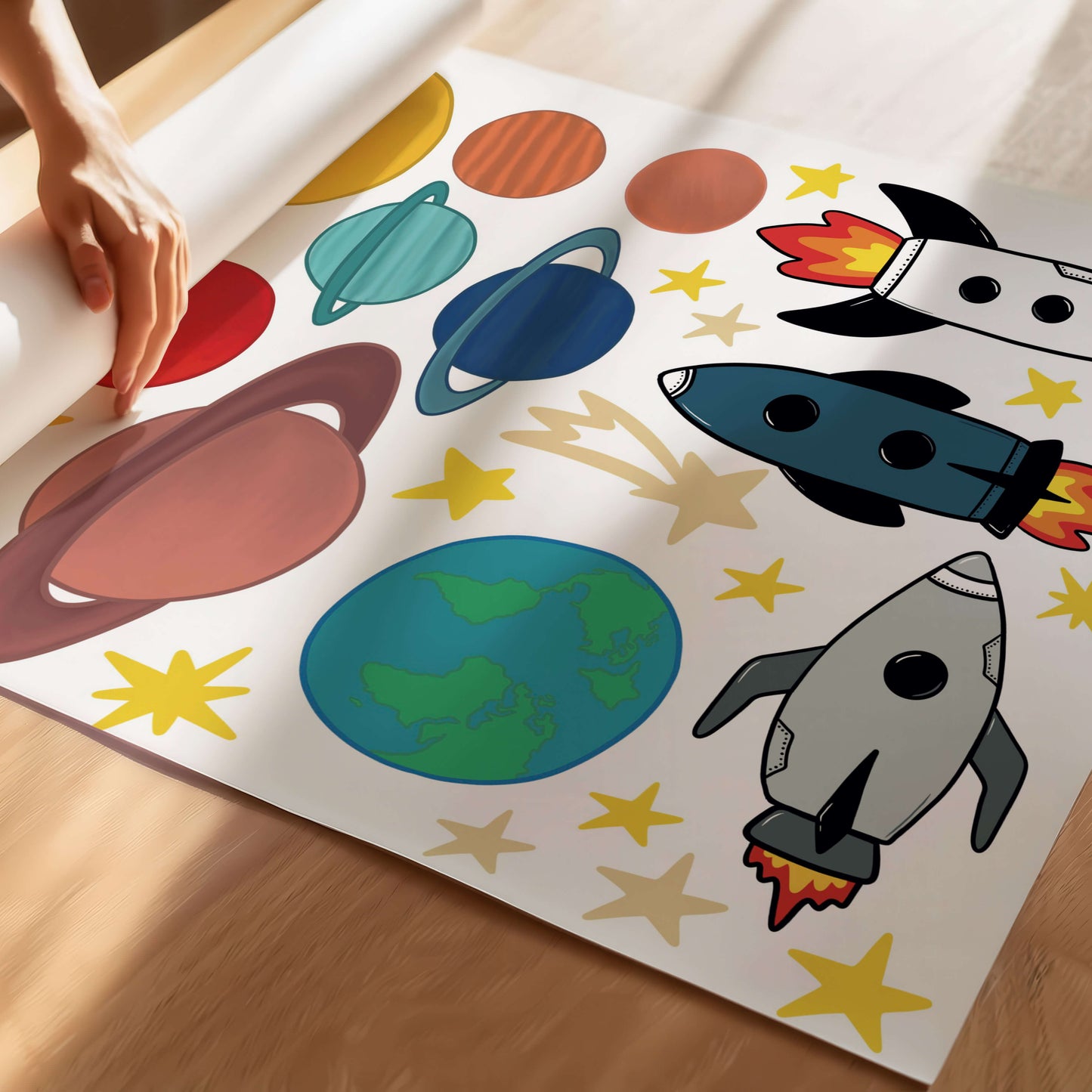 Space-wall-stickers-for-nurseries