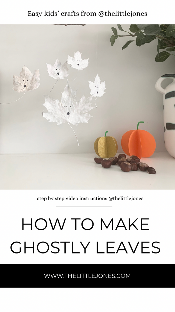 How To Make These Ghostly Leaves 👻