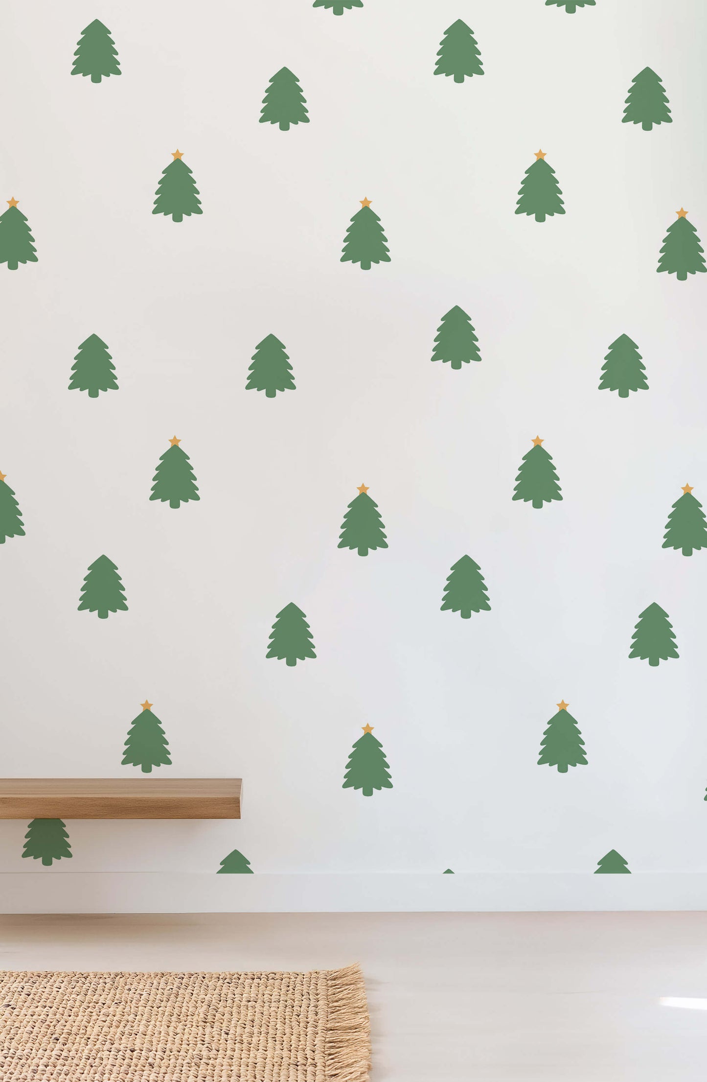 Christmas Tree Fabric Wall Stickers