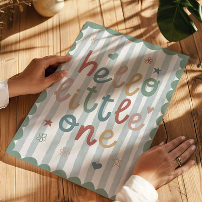 Boys baby shower gift wall art