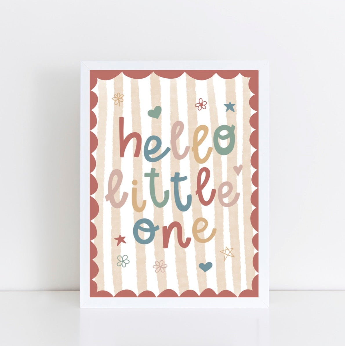 Circus style children's bedroom wall art print