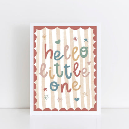 Circus style children's bedroom wall art print