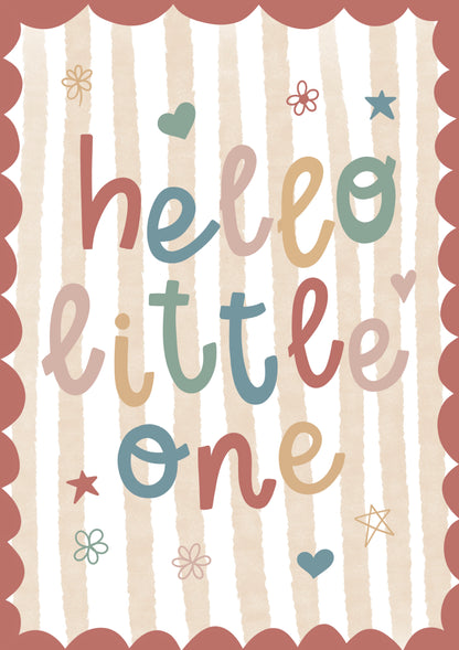 Scalloped kids' nursery wall art