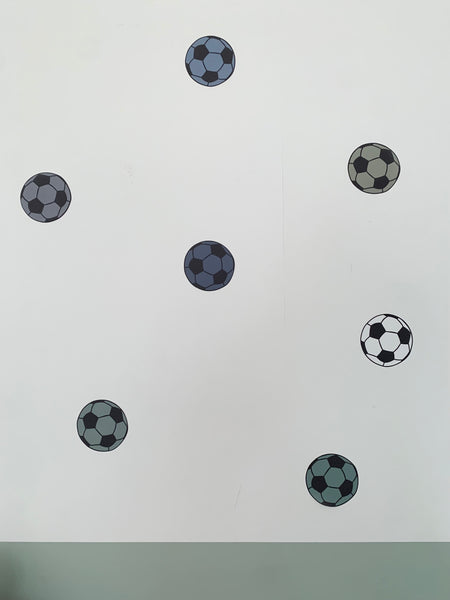 Football Wall Stickers - Fabric, Reusable and Eco-Friendly