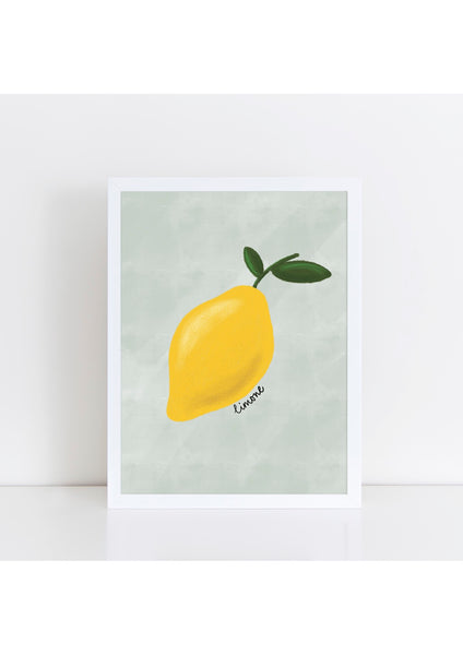 Limone Print