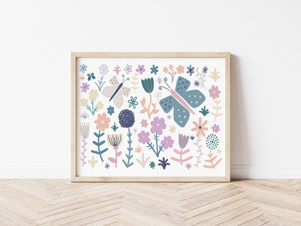 Spring Time Butterflies Print