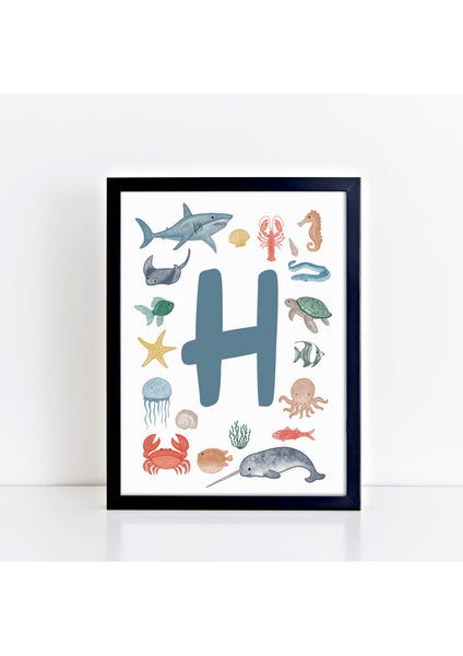 Under the Sea Initial print