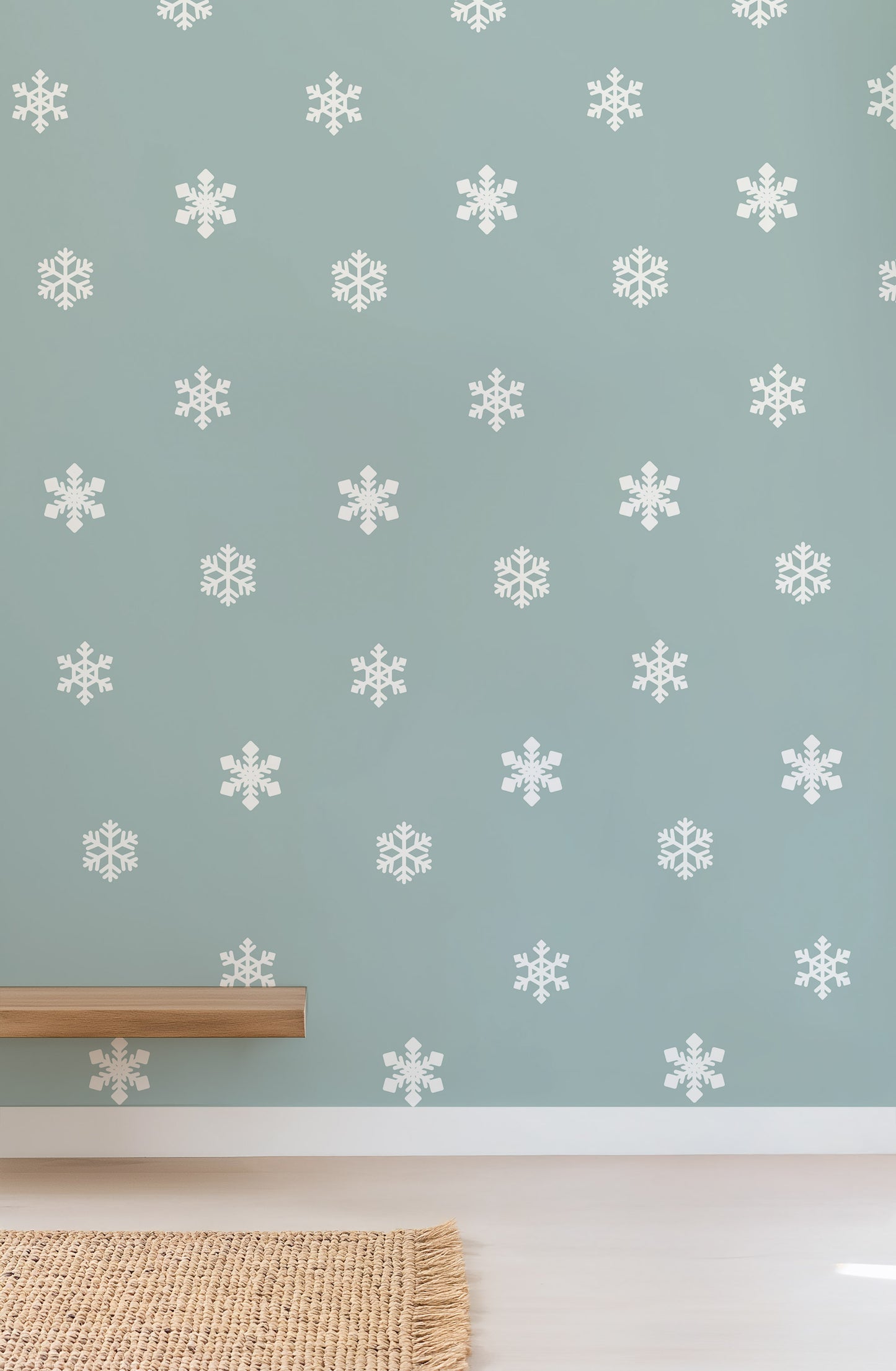Snowflake Fabric Wall Stickers