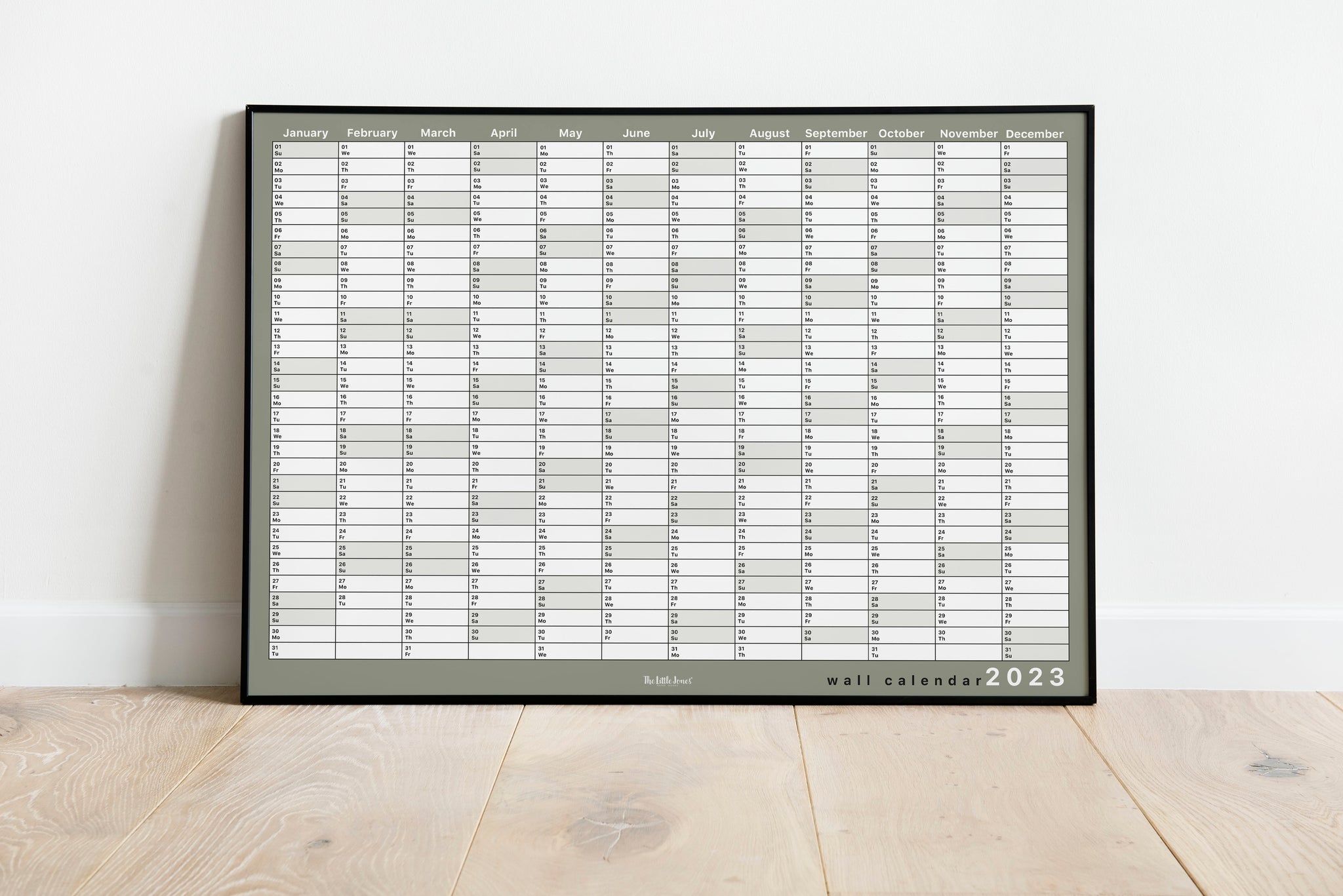 2023 Wall Planner - Green Landscape