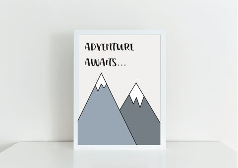 Adventure Awaits Print