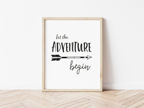 Adventure Begin Print