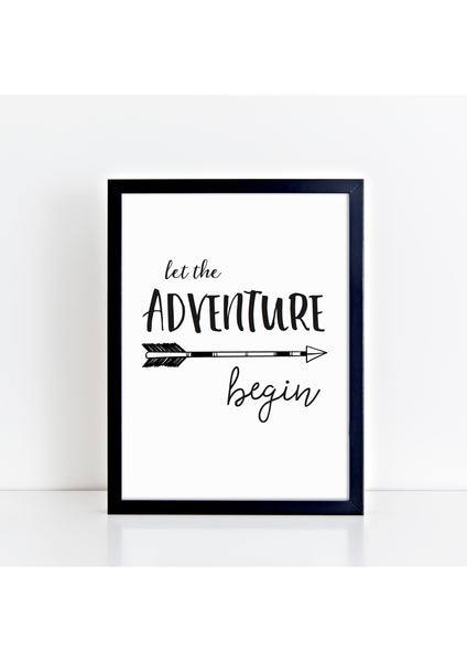 Adventure Begin Print