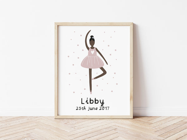 Ballerina 1 - Personalised Print