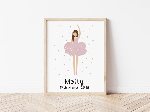 Ballerina 2 - Personalised Print