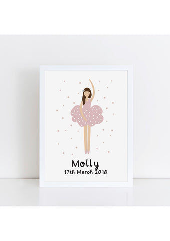 Ballerina 2 - Personalised Print