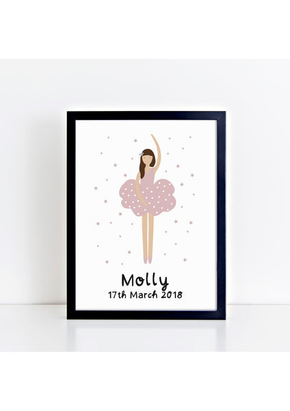 Ballerina 2 - Personalised Print