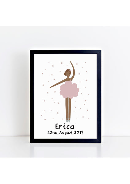 Ballerina 5 - Personalised Print