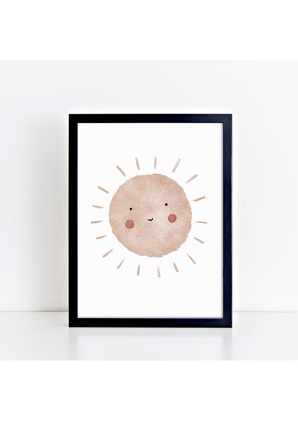 Happy Boho Sun Print