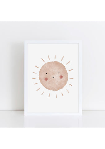 Happy Boho Sun Print