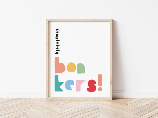 Completely Bonkers Print - spring tones