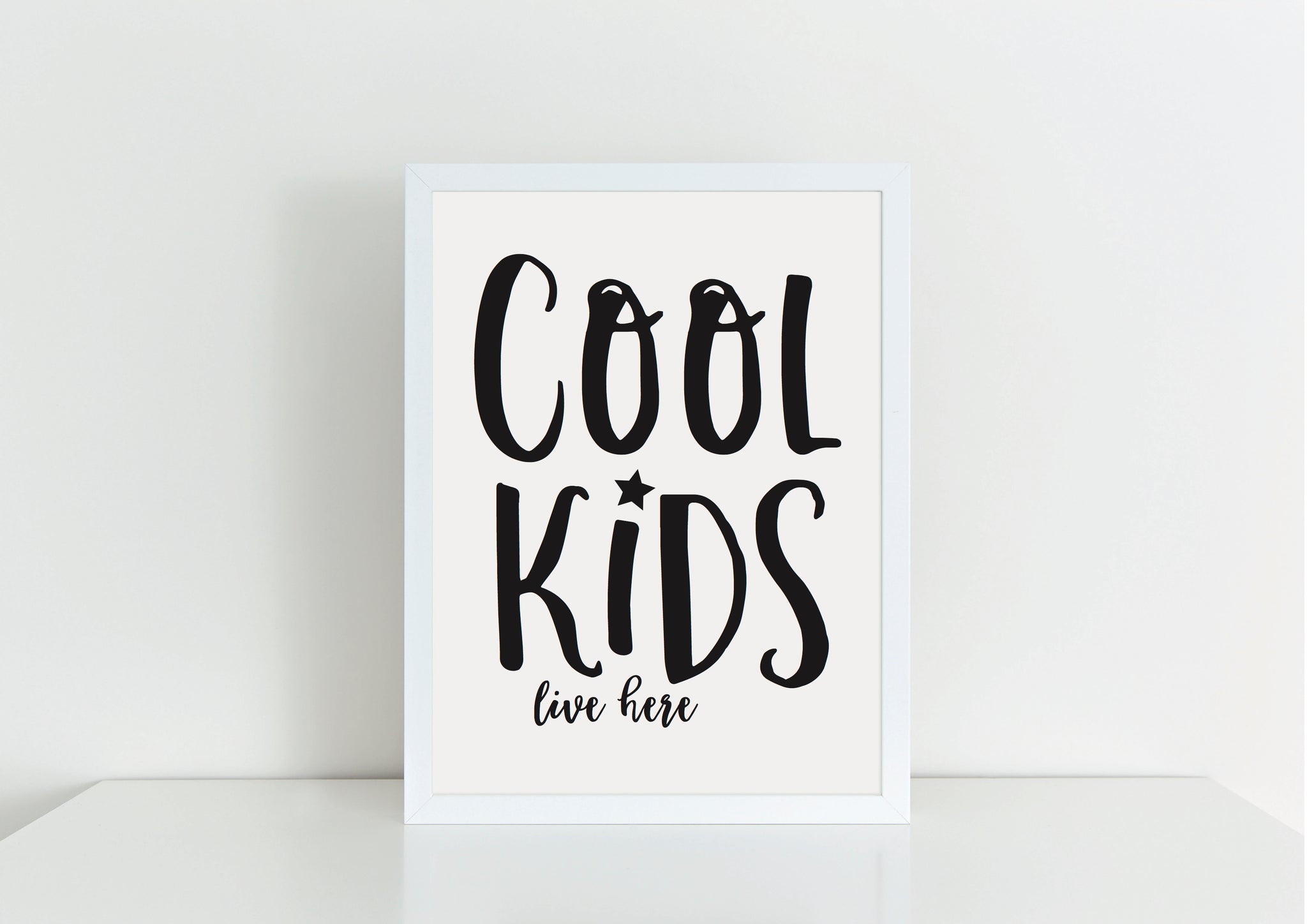 Cool Kids Live Here Print