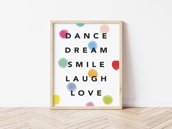 Dance Dream Confetti Print