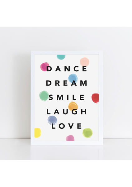 Dance Dream Confetti Print