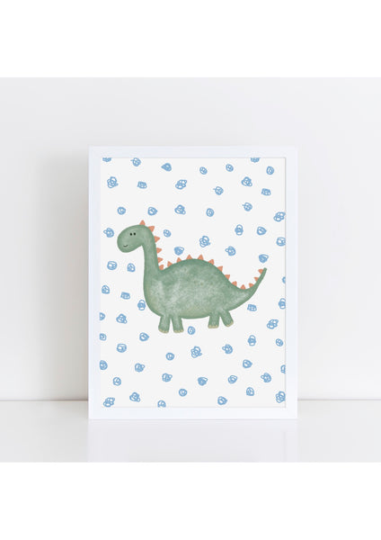 Happy Dinosaur Print - Spotty