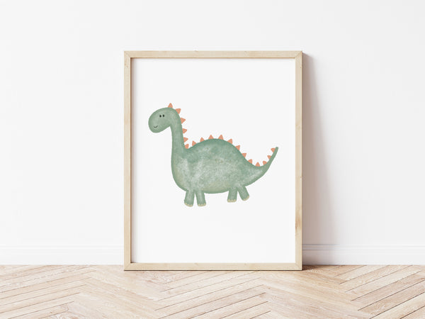 Happy Dinosaur Print