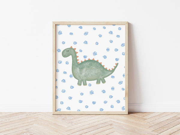 Happy Dinosaur Print - Spotty