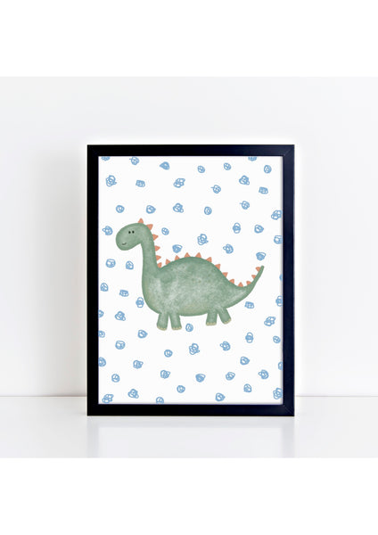 Happy Dinosaur Print - Spotty