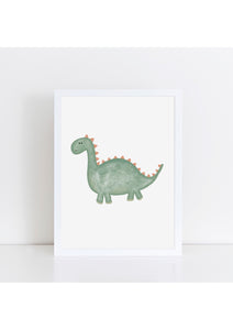 Happy Dinosaur Print