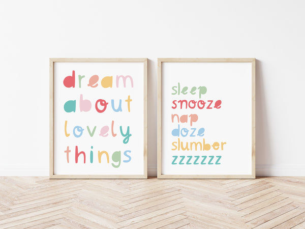 Dream About Lovely Things Spring Print