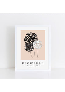 Flowers I Latin Print