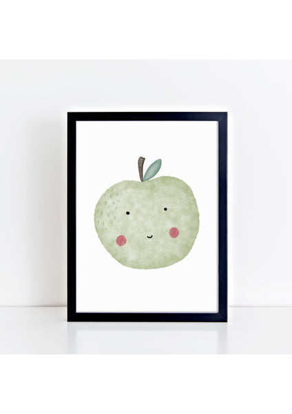 Happy Apple Print