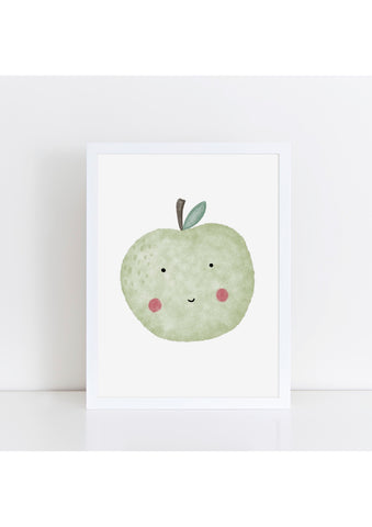 Happy Apple Print