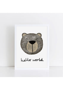 Happy Bear - Hello World