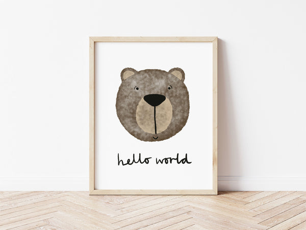 Happy Bear - Hello World