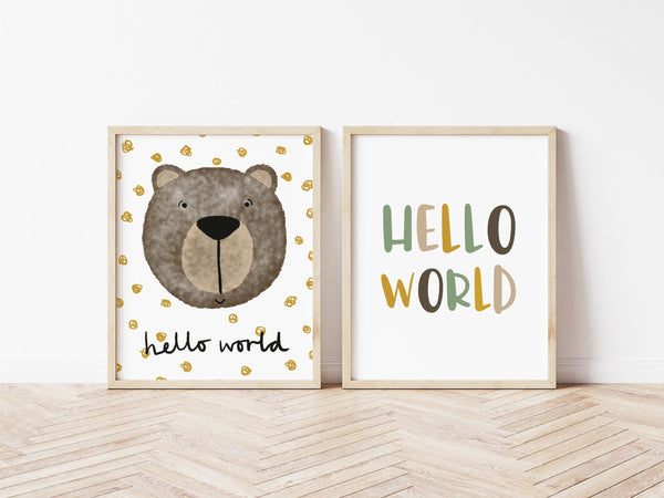 Happy Bear - Spotty Hello World