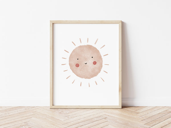 Happy Boho Sun Print