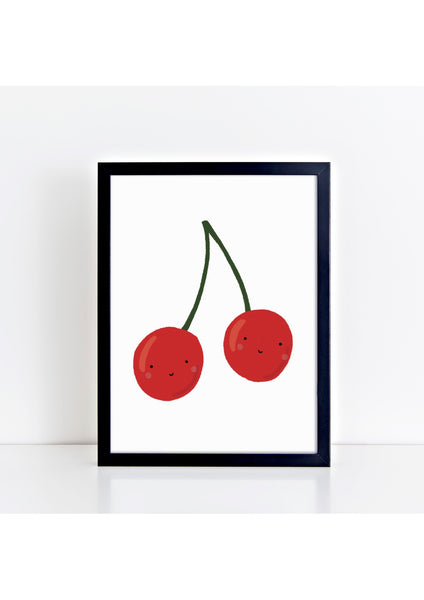 Happy Cherries Print