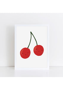 Happy Cherries Print