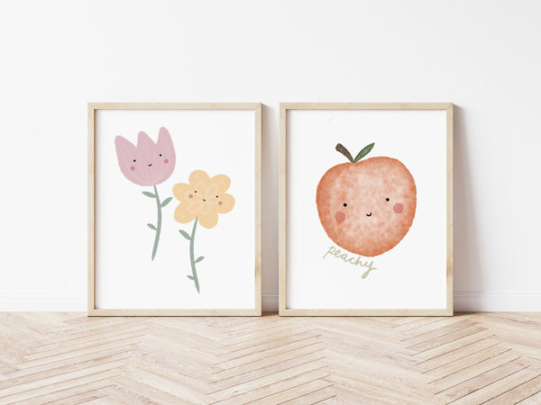 Happy Flowers Print