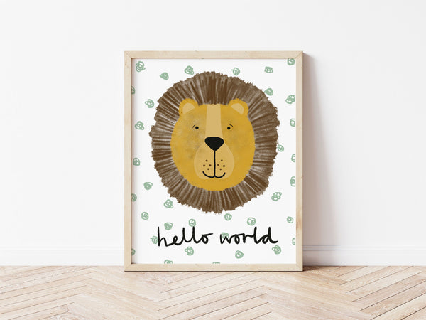 Happy Lion - Spotty Hello World