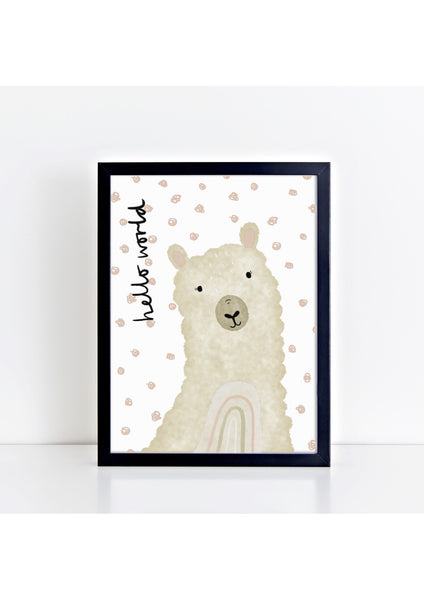 Happy Llama - Spotty Hello World