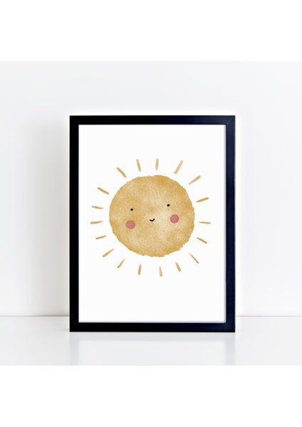 Happy Sun Print