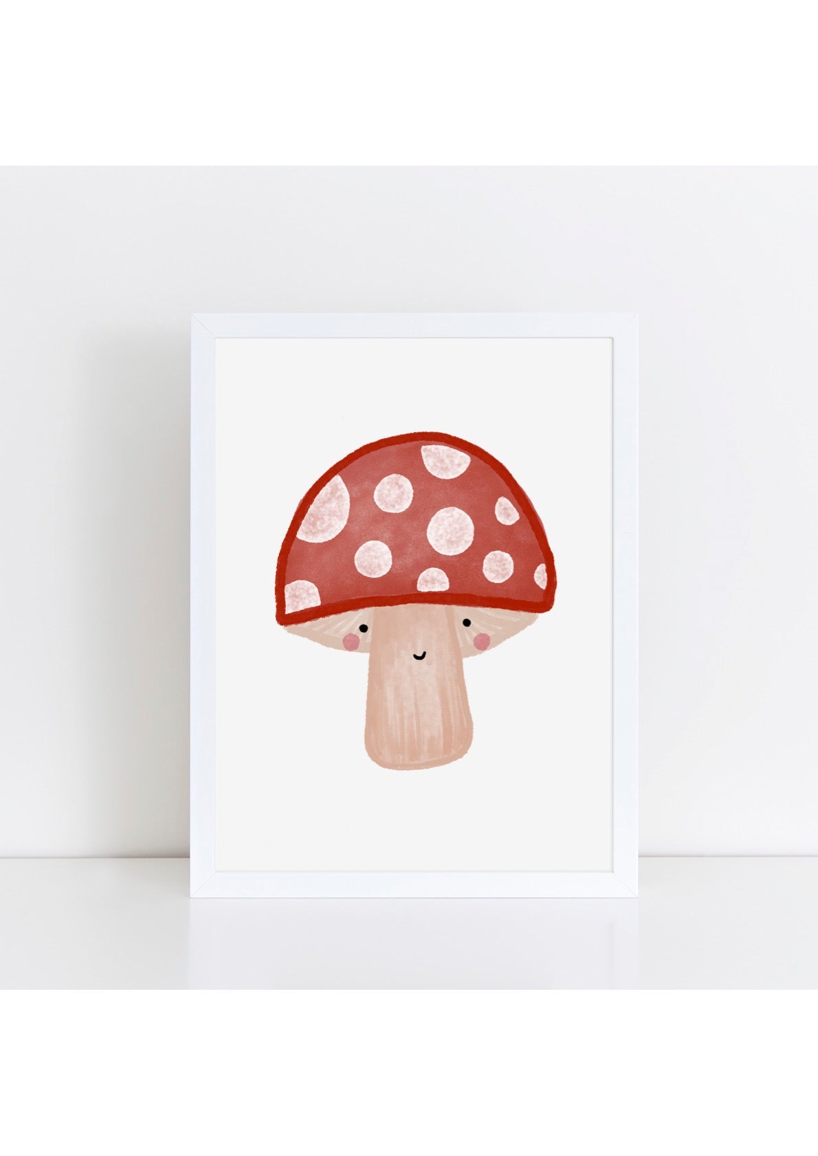 Happy Toadstool Print