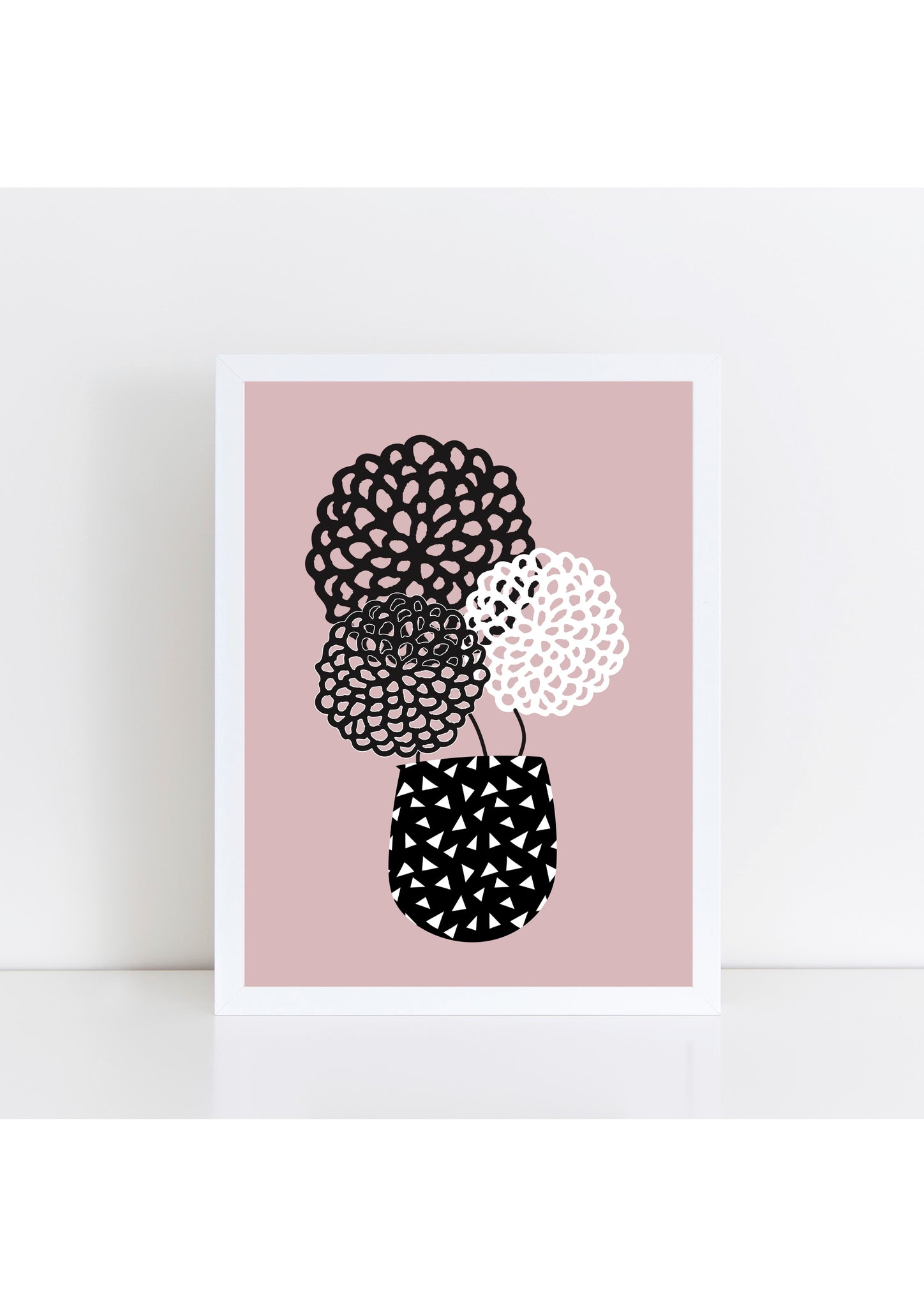 Hydrangeas Print - pink